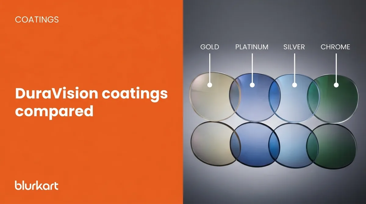 ZEISS DuraVision Coatings: Gold, Platinum, Silver, Chrome