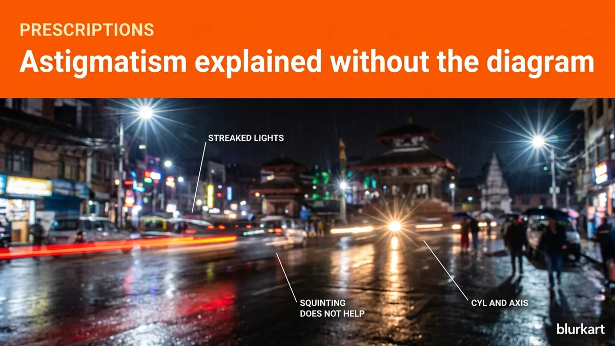 Astigmatism explained without the diagram