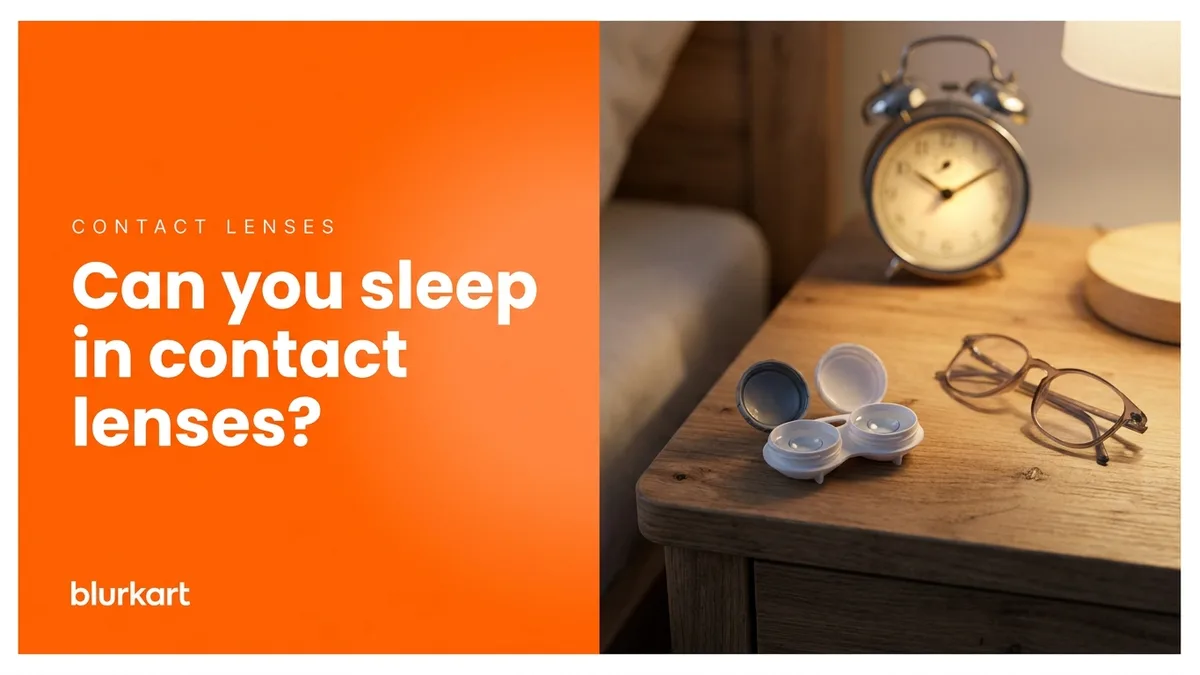 Can you sleep in contact lenses?