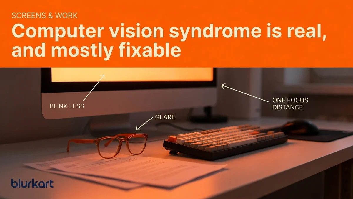 Computer vision syndrome is real, and mostly fixable