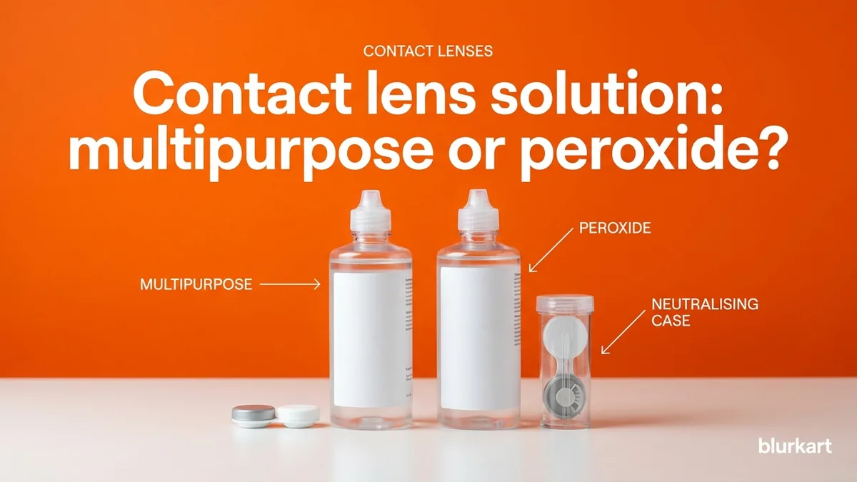 Contact lens solution: multipurpose or peroxide?