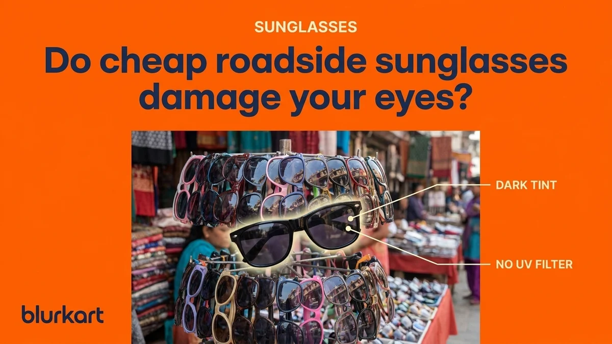 Do cheap roadside sunglasses damage your eyes?