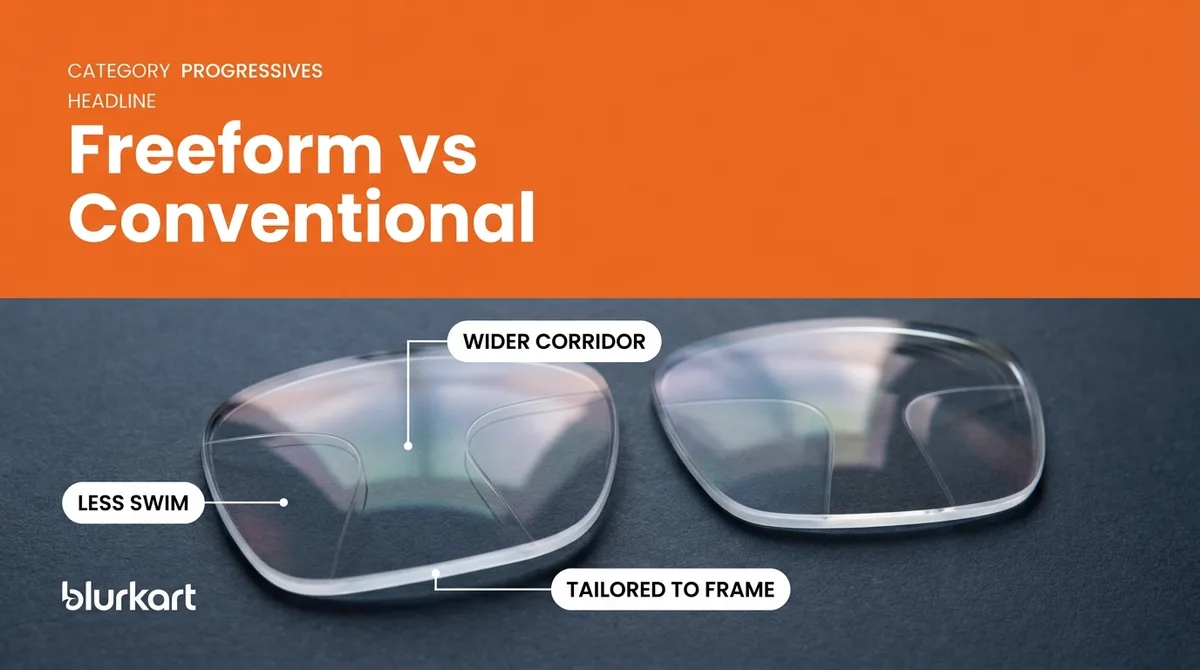 Freeform vs Conventional Progressive Lenses: What You Are Paying For