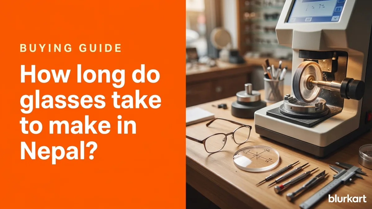How long do glasses take to make in Nepal?