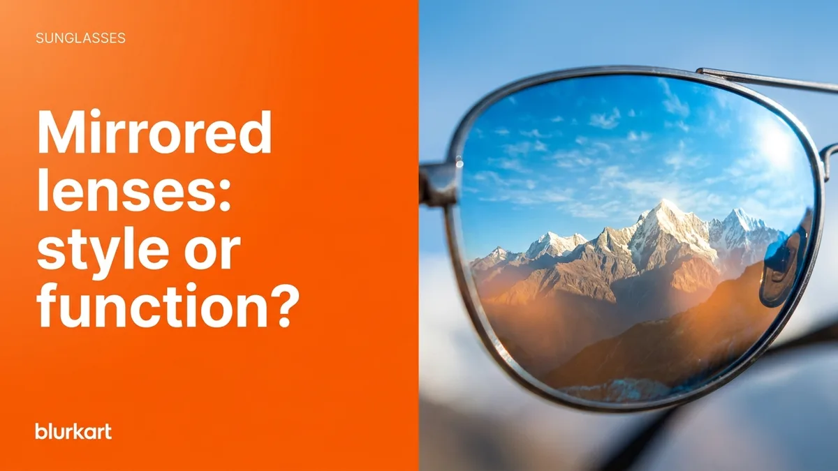Mirrored lenses: style or function?