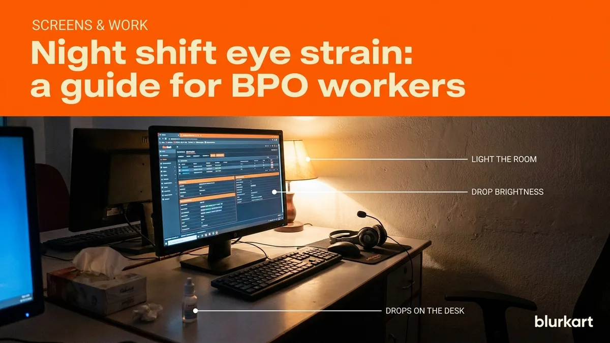 Night shift eye strain: a guide for BPO workers