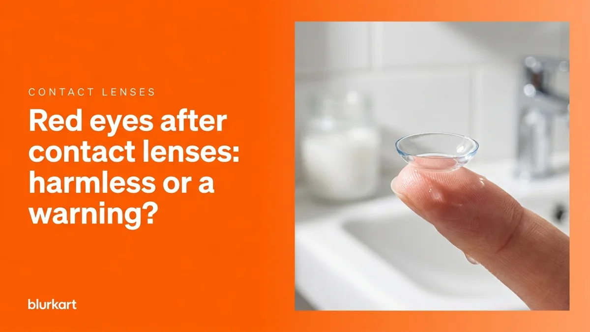Red eyes after contact lenses: harmless or a warning?