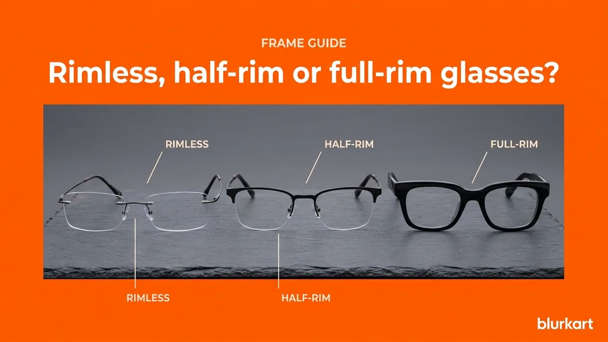 Rimless, half-rim or full-rim glasses?