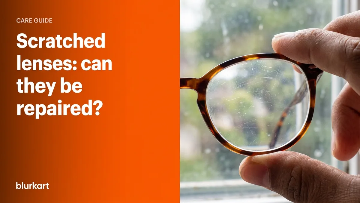 Scratched lenses: can they be repaired?