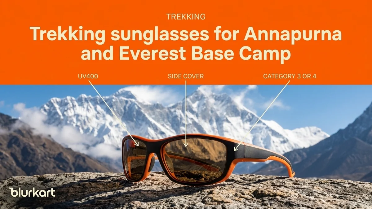 Trekking sunglasses for Annapurna and Everest Base Camp