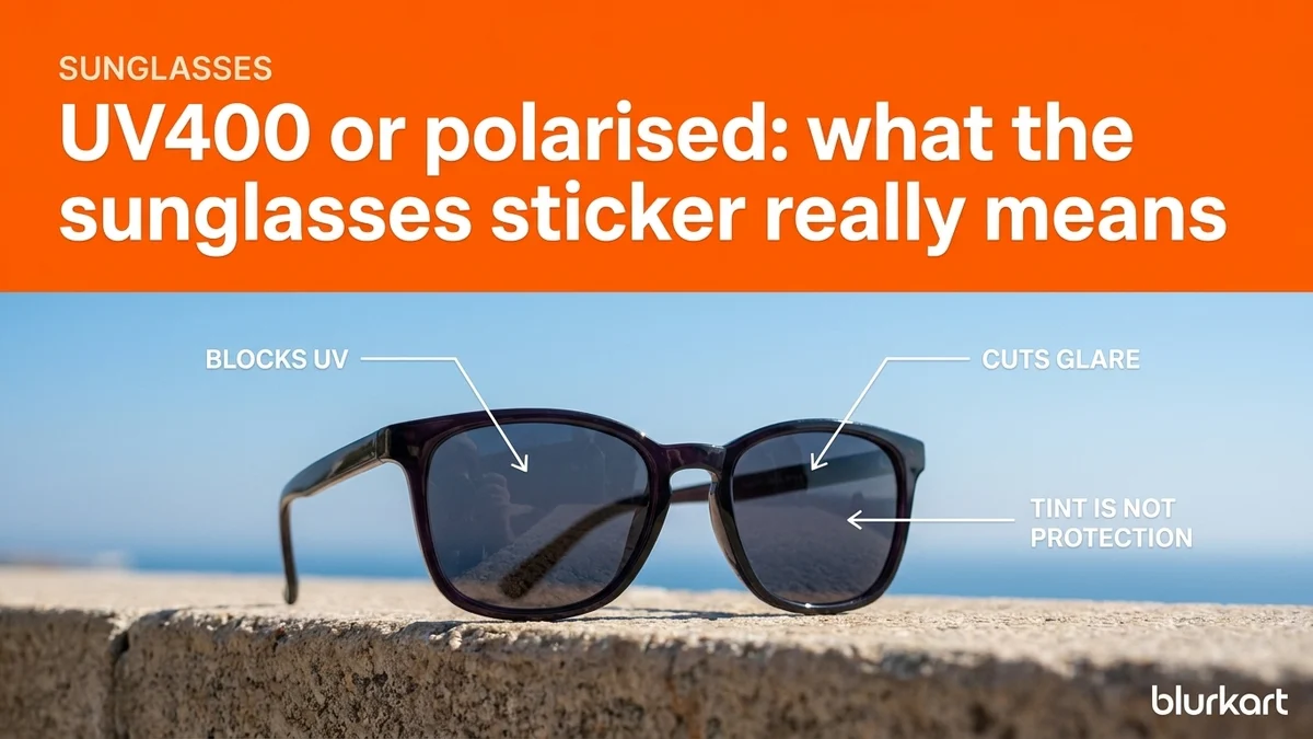 UV400 or polarised: what the sunglasses sticker really means
