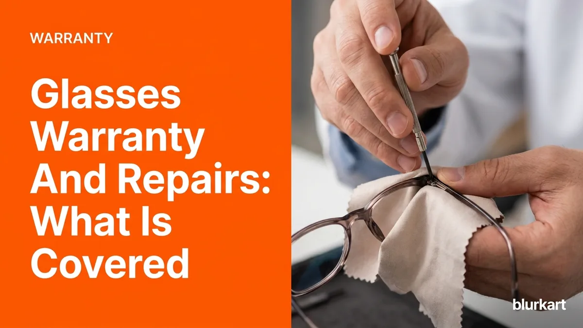 Glasses warranty and repairs: what is covered