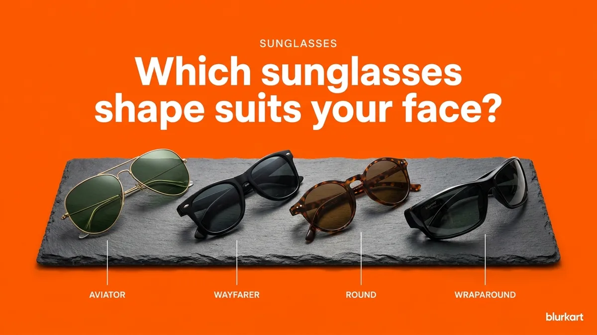 Which sunglasses shape suits your face?