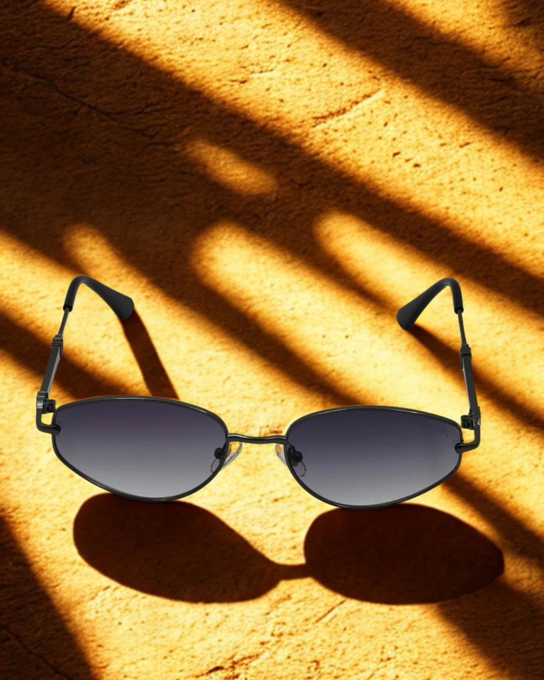 Luna Oval Acetate Sunglasses view 2