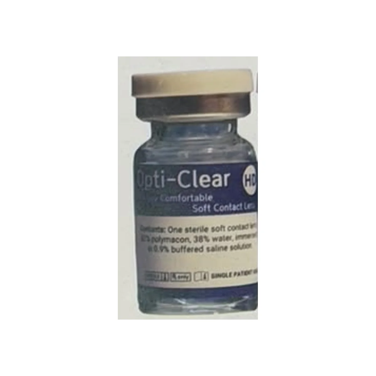 Opti-Clear HD Yearly Clear Contact Lenses - 1 Pair