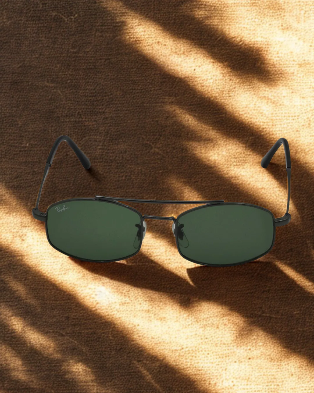 Raider Retro Aviator Metal Sunglasses view 3