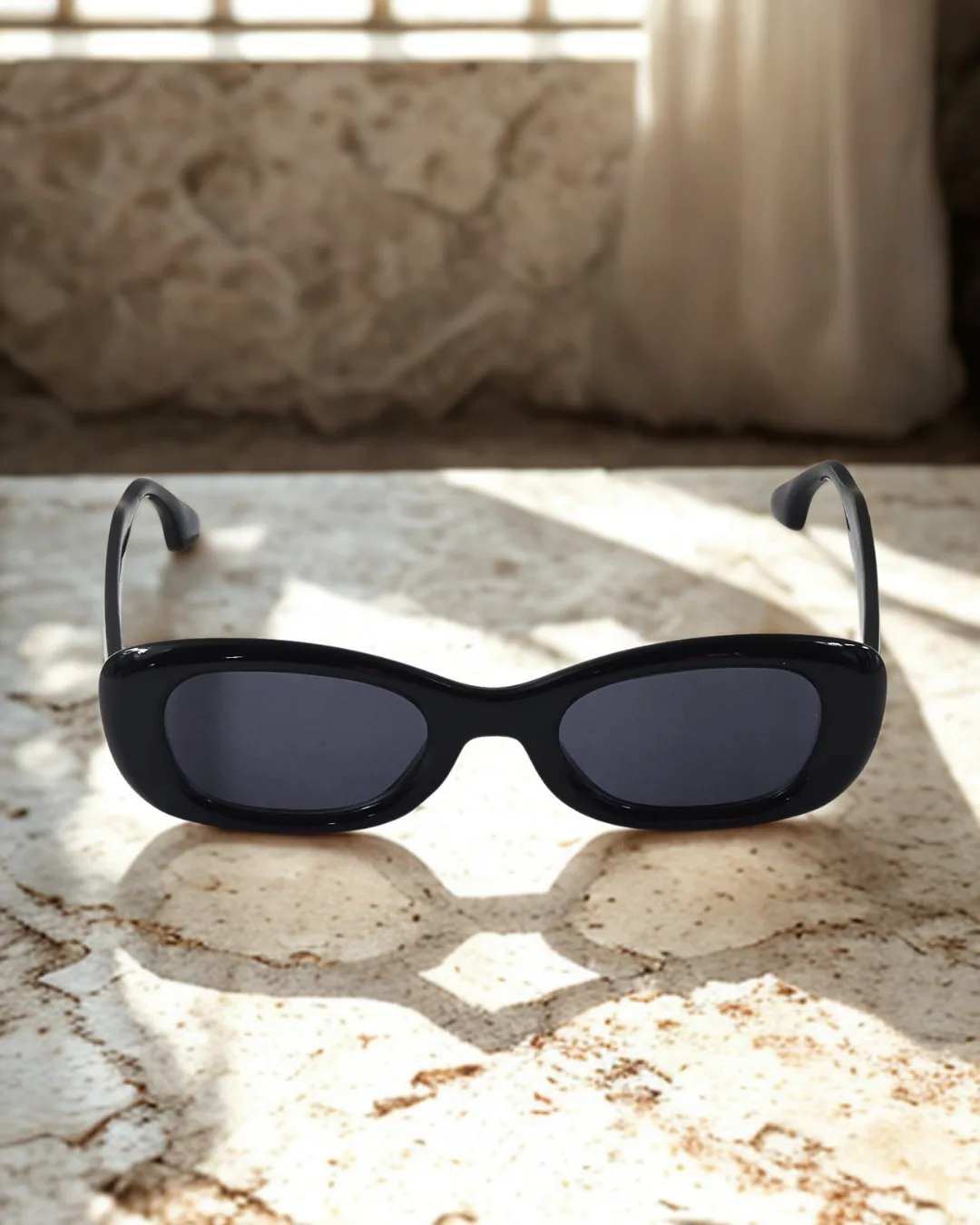 Blurkart Premium Oval Sunglasses – Full UV Protection (Unisex)