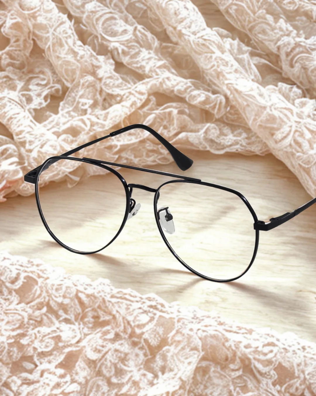 Blurkart Premium Round Aviator Prescription Frame (Unisex)
