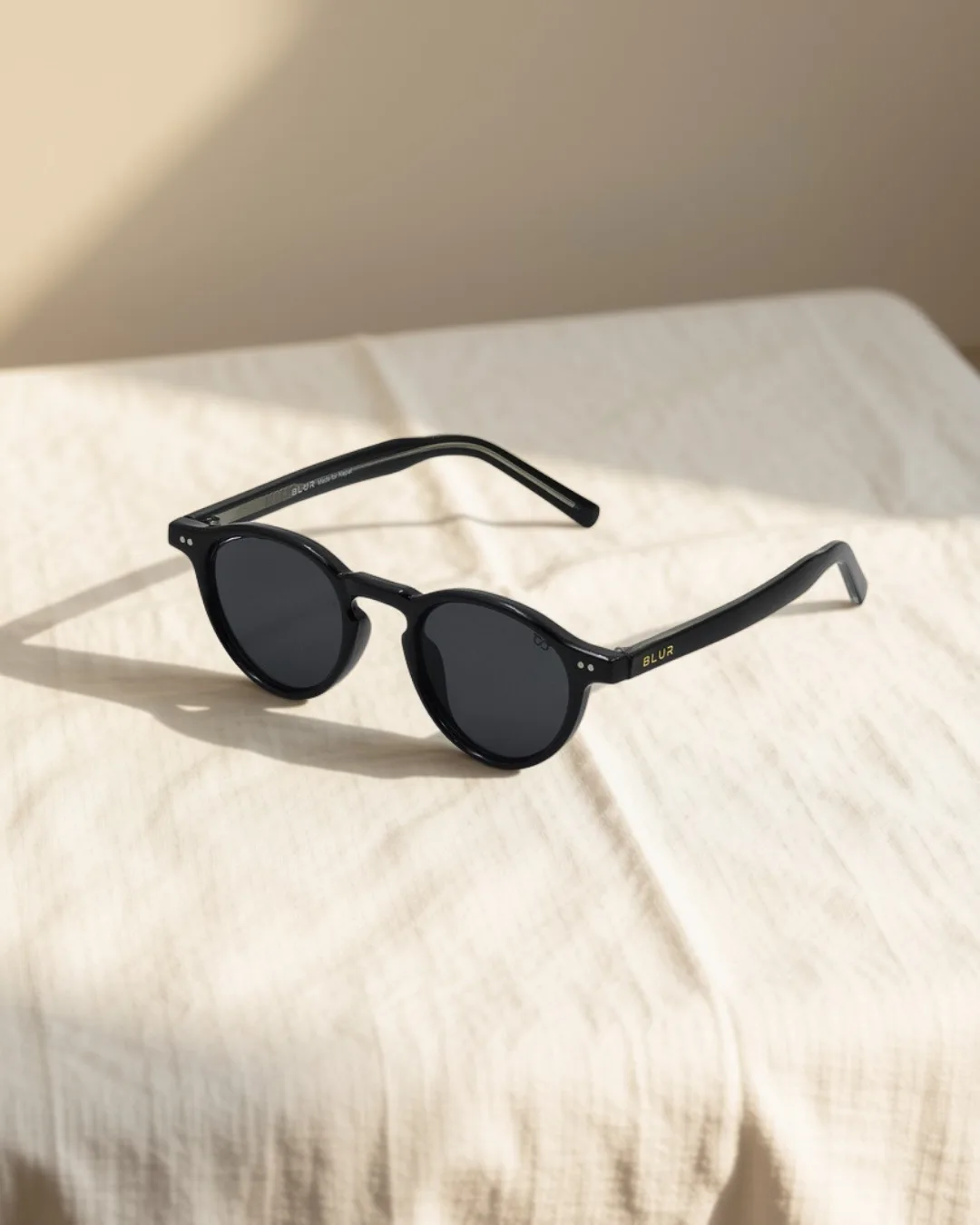 Eclipse Round Acetate Sunglasses view 2
