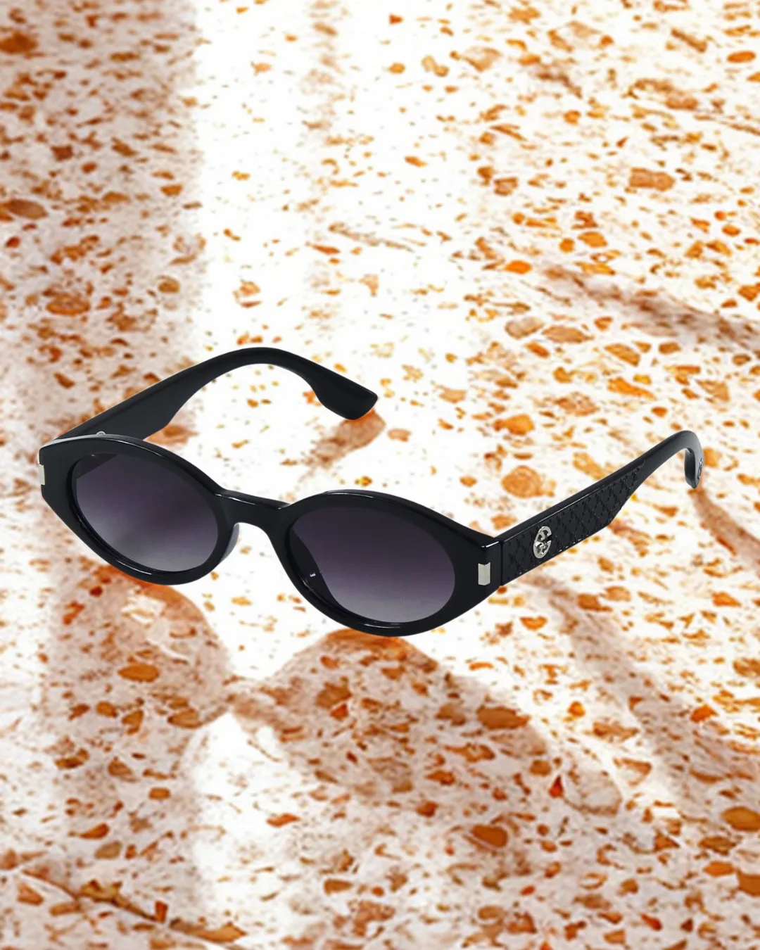 Blurkart Premium Oval Sunglasses – Full UV Protection (Women's / Girls' Edition)