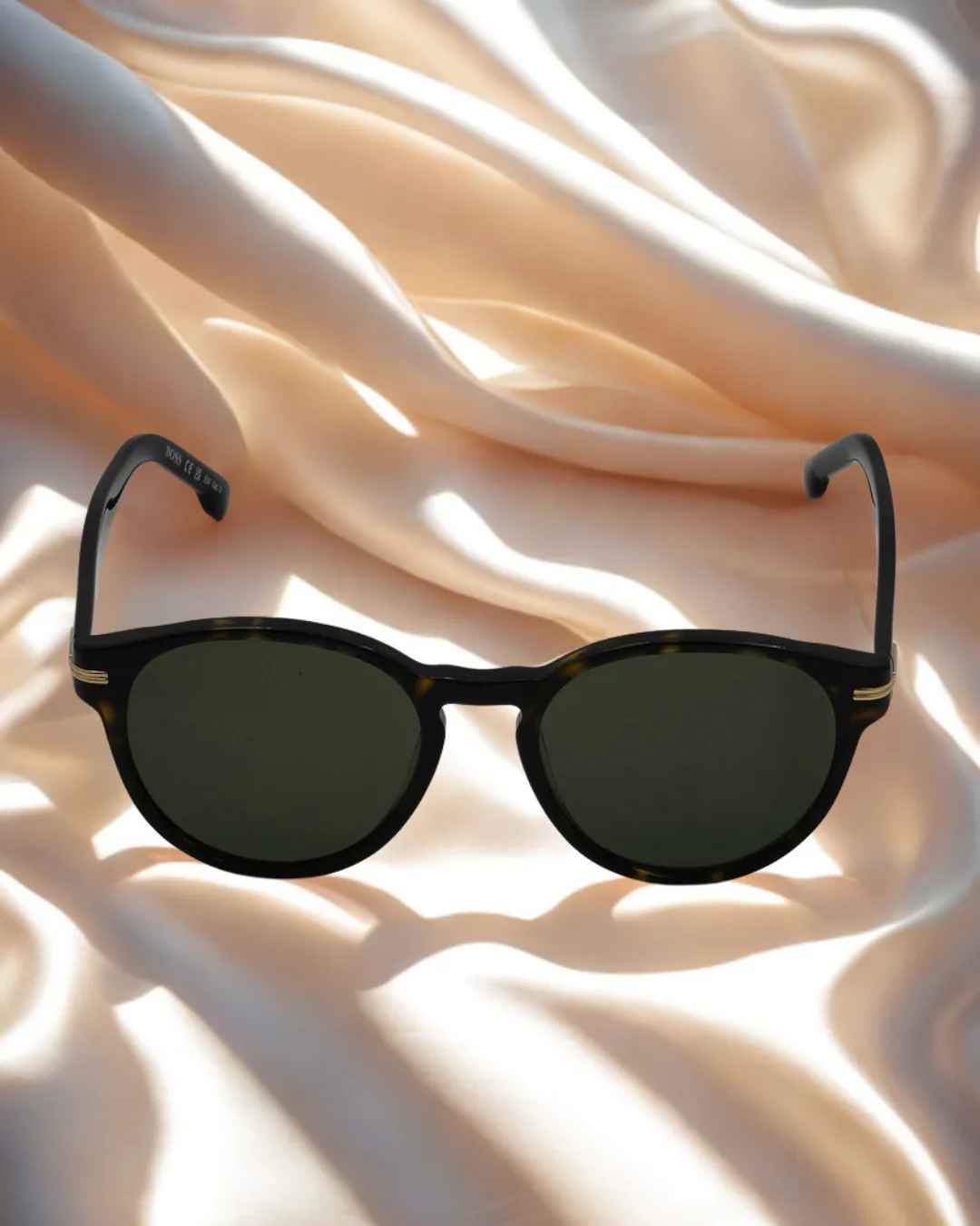 Orbital Round Acetate Sunglasses view 3