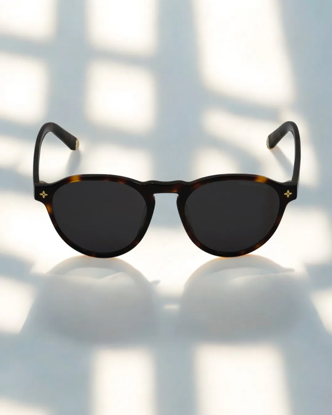 Round Acetate Sunglasses view 3