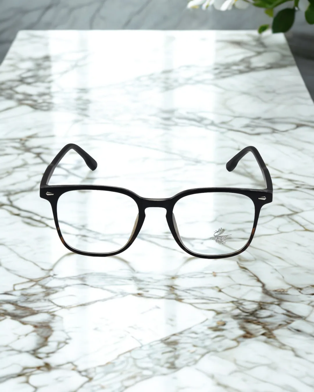 Blurkart Premium Square Prescription Frame – Classic Unisex Optical Model view 2