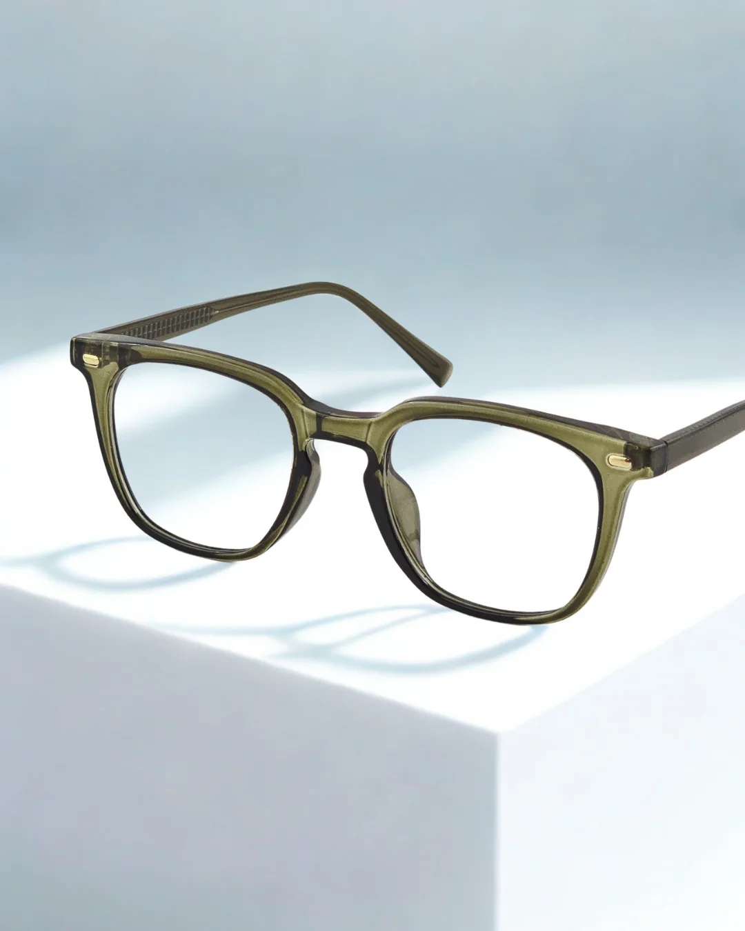 Blurkart Premium Square Prescription Frame – Blue Light Protection (Unisex)