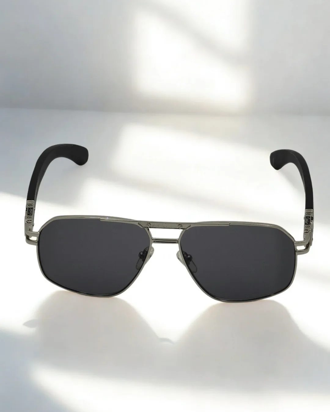 Maverick Aviator Metal Sunglasses view 3