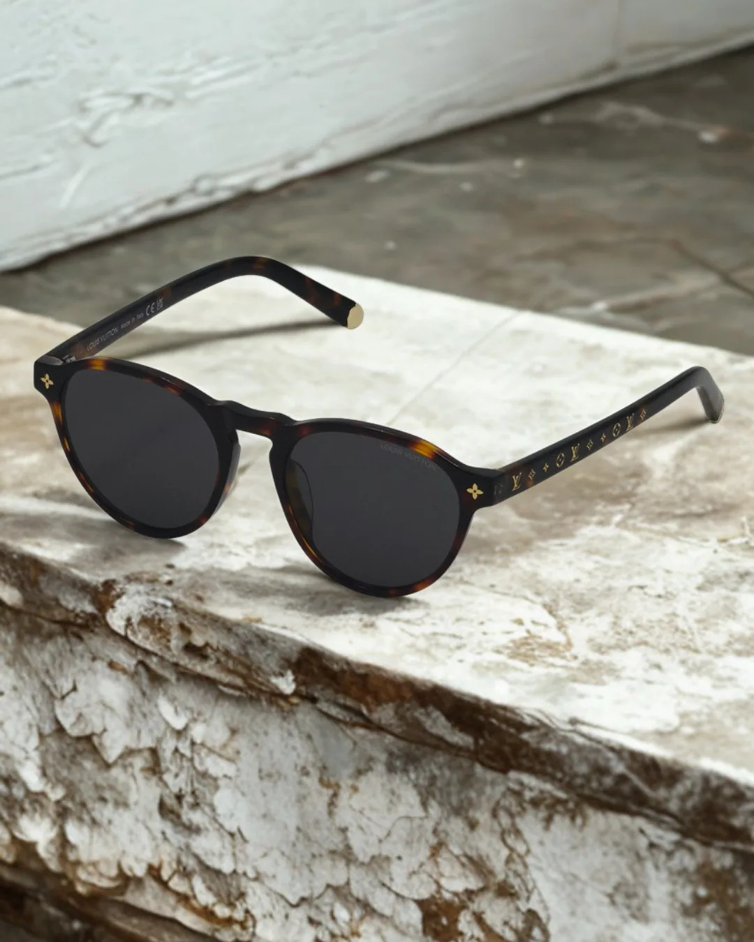 Round Acetate Sunglasses view 2