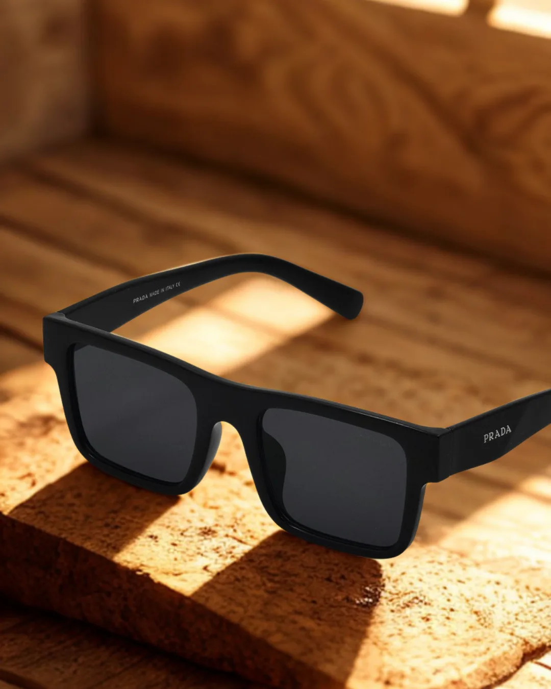 Stealth Square Acetate Sunglasses