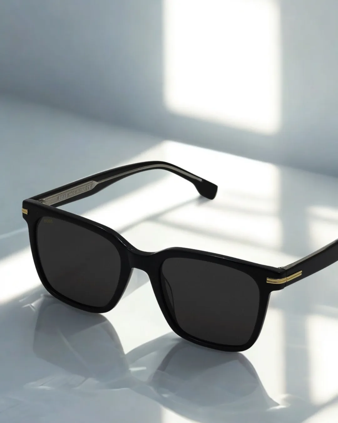 Obsidian Square Acetate Sunglasses