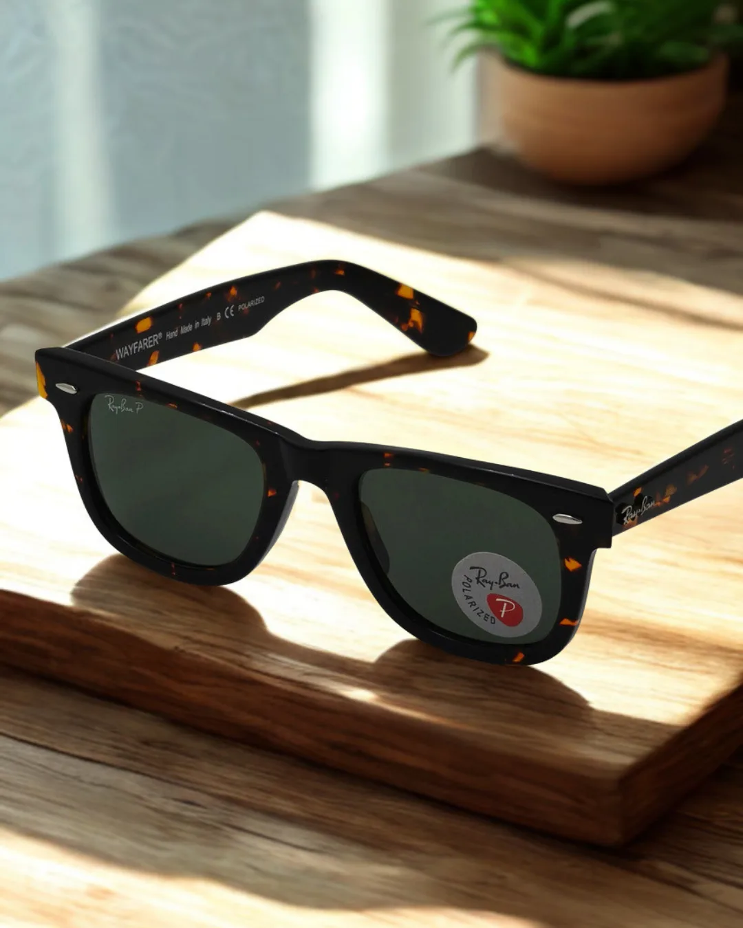 Nomad Polarized Wayfarer Sunglasses