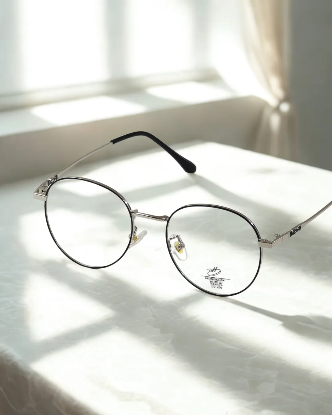 Blurkart Premium Round Metal Prescription Frame (Unisex)