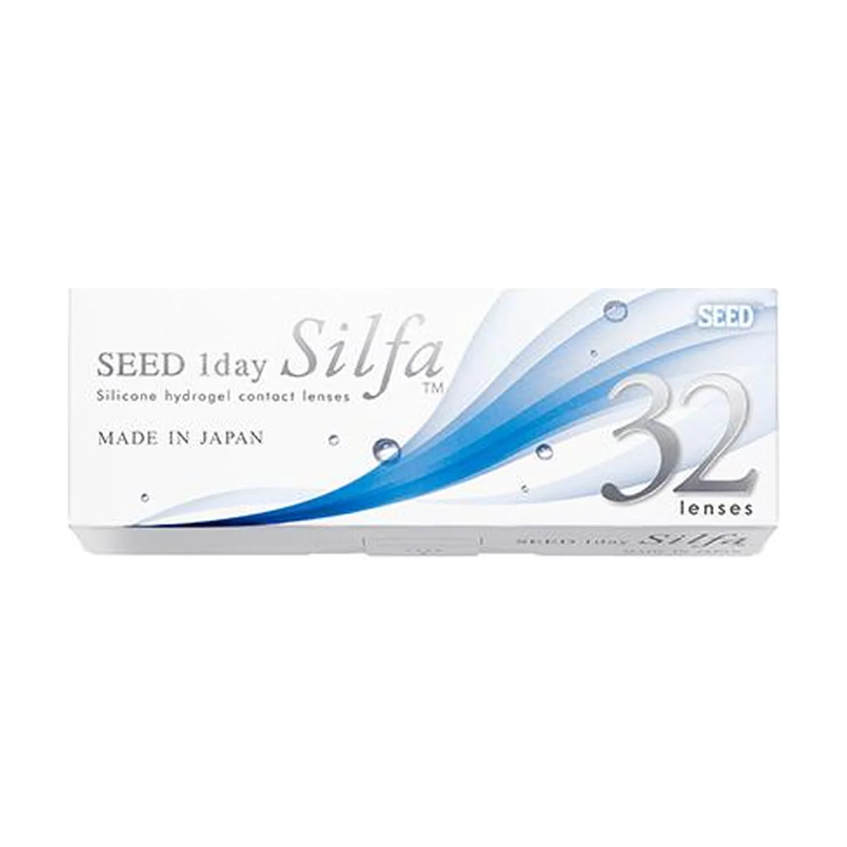 SEED 1day Silfa Silicone Hydrogel Daily Lenses - 32 Lens Pack
