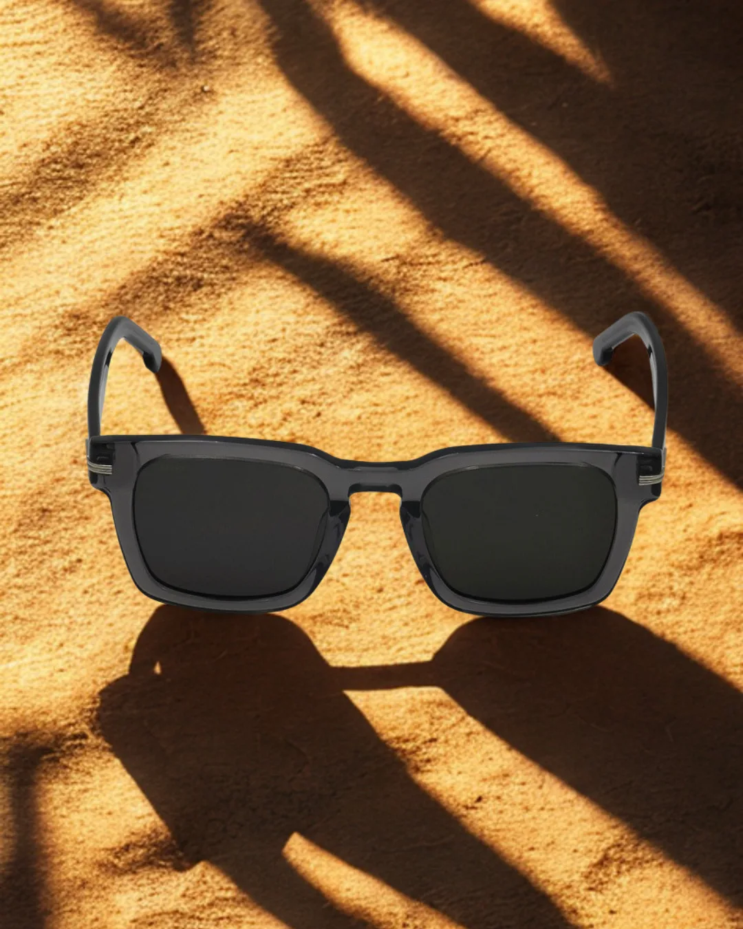 Shadow Square Acetate Sunglasses view 3