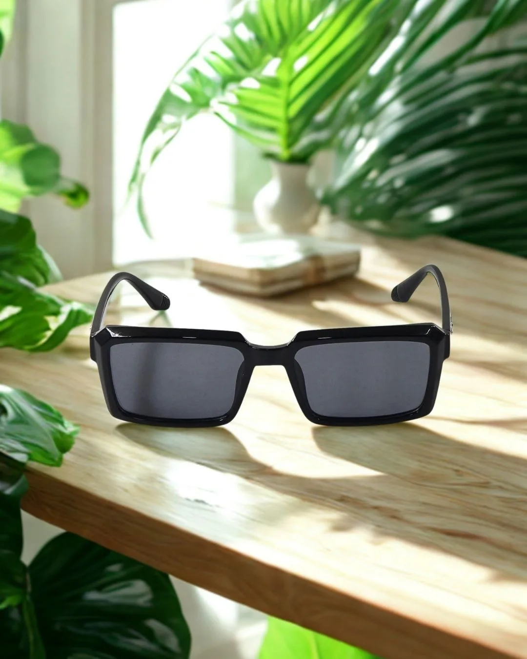Blurkart Premium Square Acetate Sunglasses – Full UV Protection (Unisex)