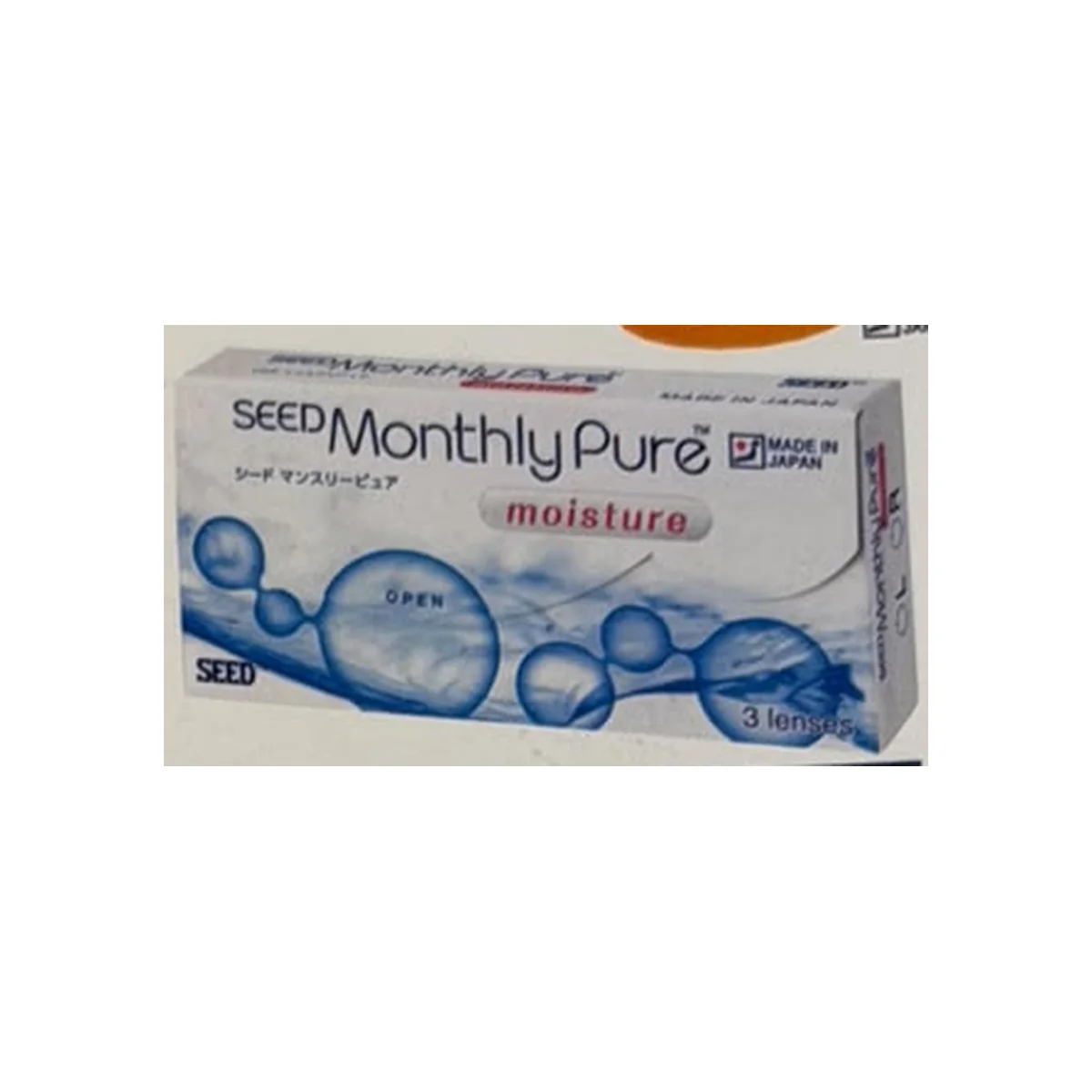 SEED Monthly Pure Moisture Contact Lenses - 3 Lens Pack