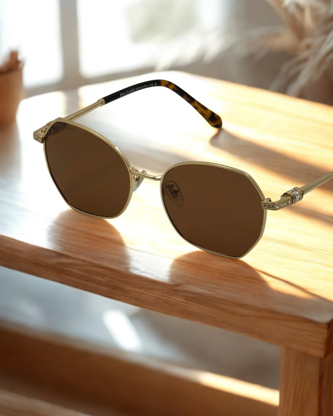 Prism Hexagon Metal Sunglasses