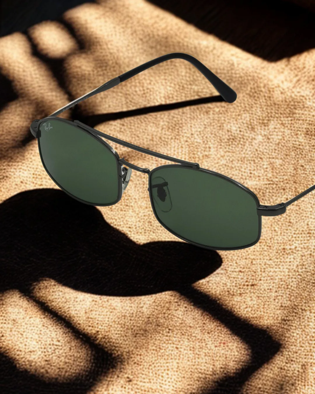 Raider Retro Aviator Metal Sunglasses