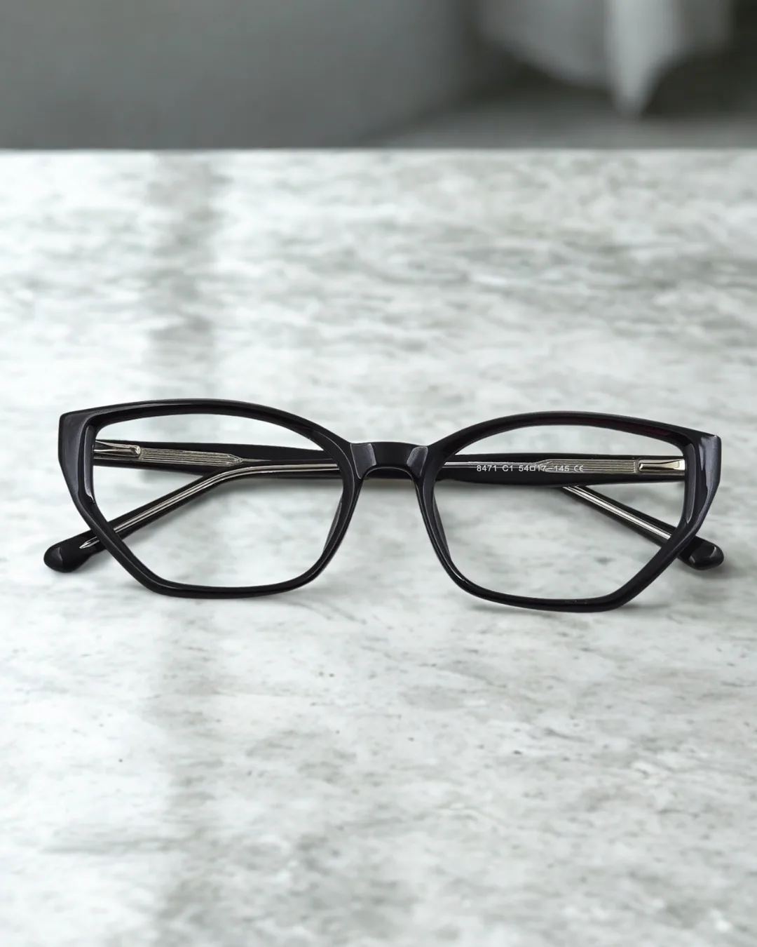 Blurkart Premium Cat-Eye Prescription Frame – Blue Light Protection (Unisex)