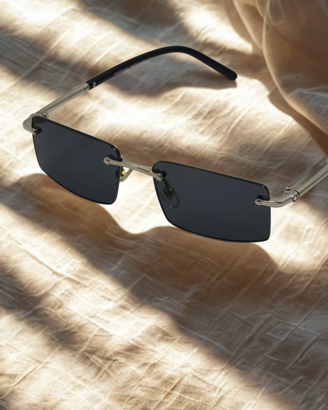 Horizon Rimless Aviator Sunglasses