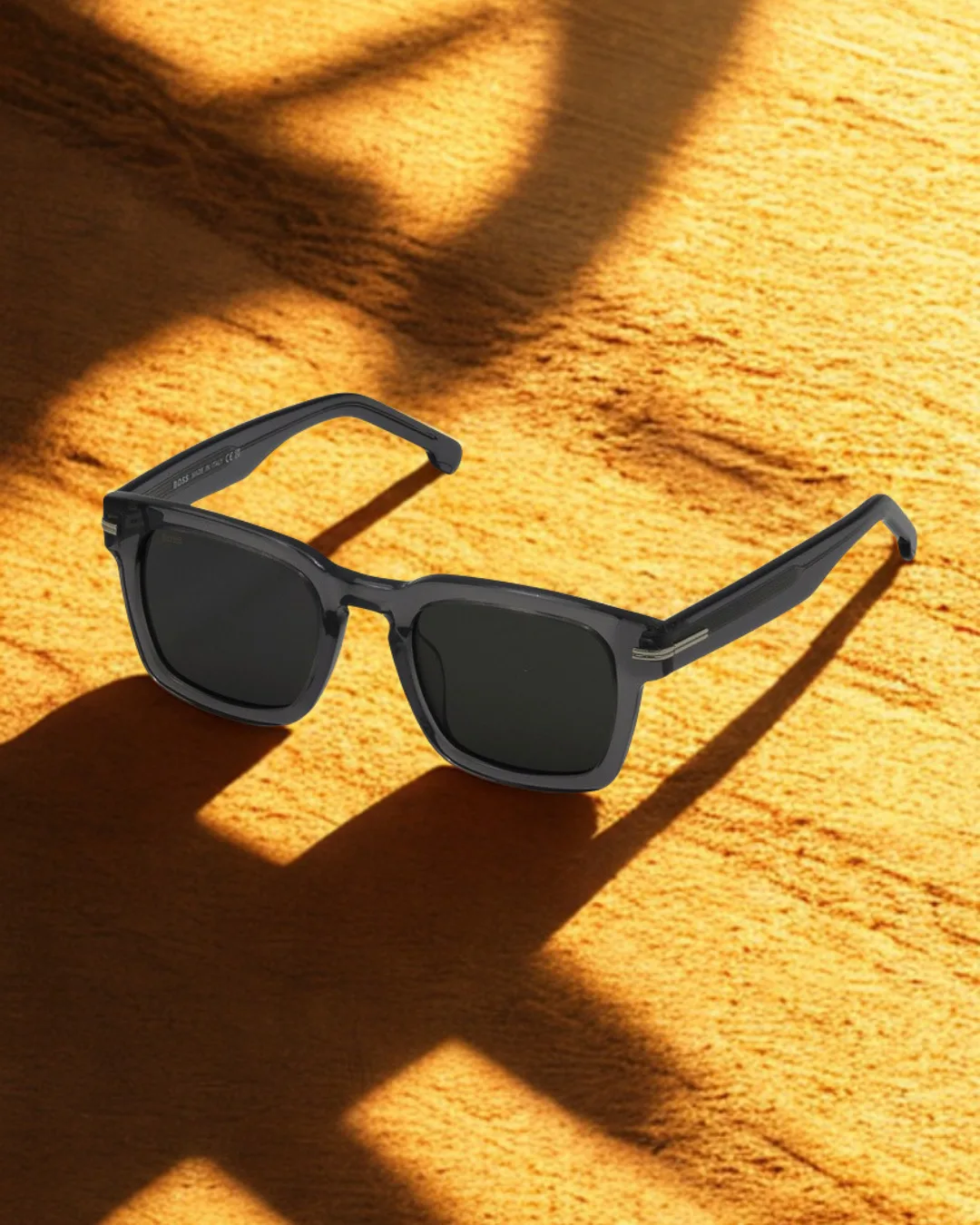 Shadow Square Acetate Sunglasses view 2