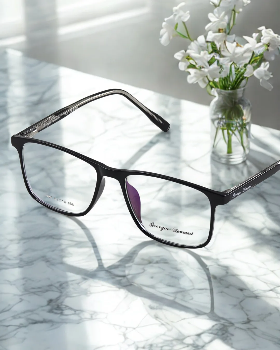 Blurkart Premium Rectangle Prescription Frame – Lightweight Unisex Model