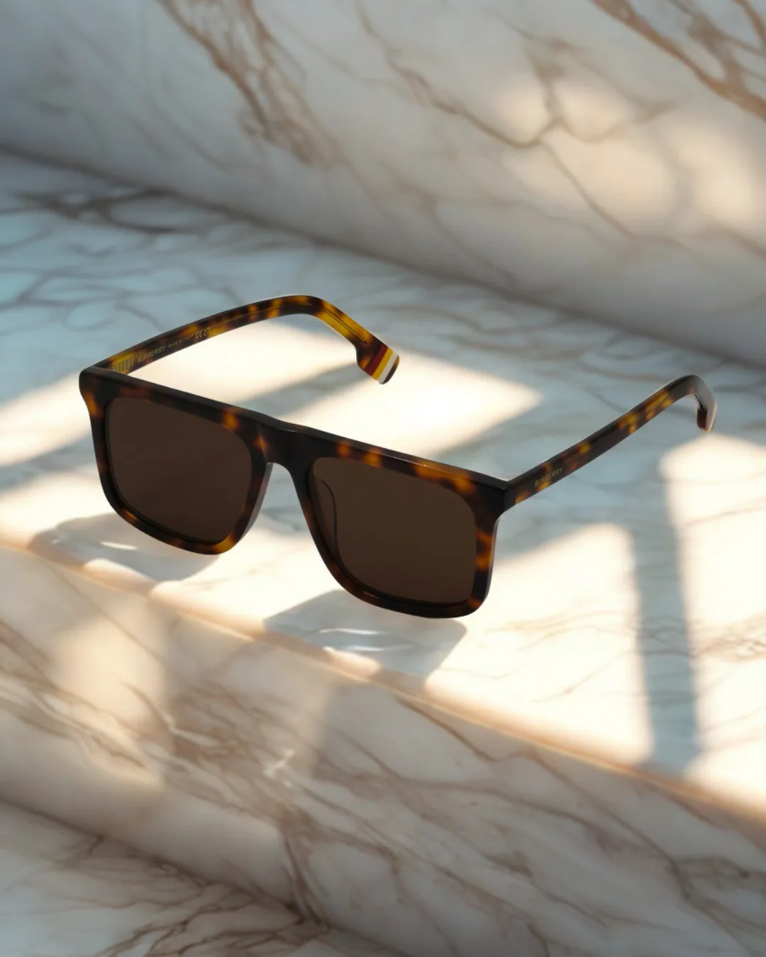 Panther Square Acetate Sunglasses view 2