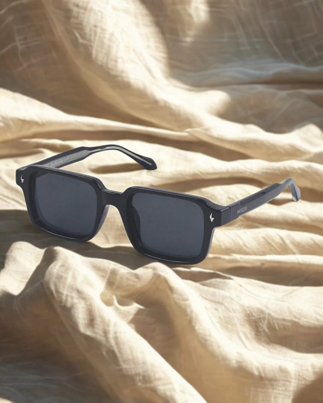 Hilfiger Bold Square Acetate Sunglasses – UV400 Protection