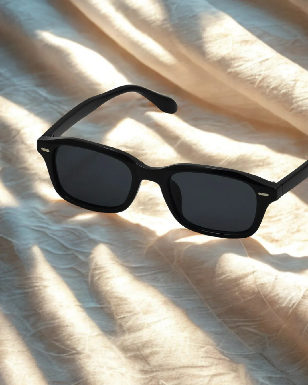 District Chunky Rectangle Sunglasses view 3
