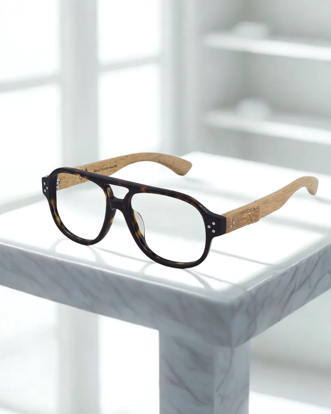 Blurkart Premium Square Aviator Prescription Frame for Men