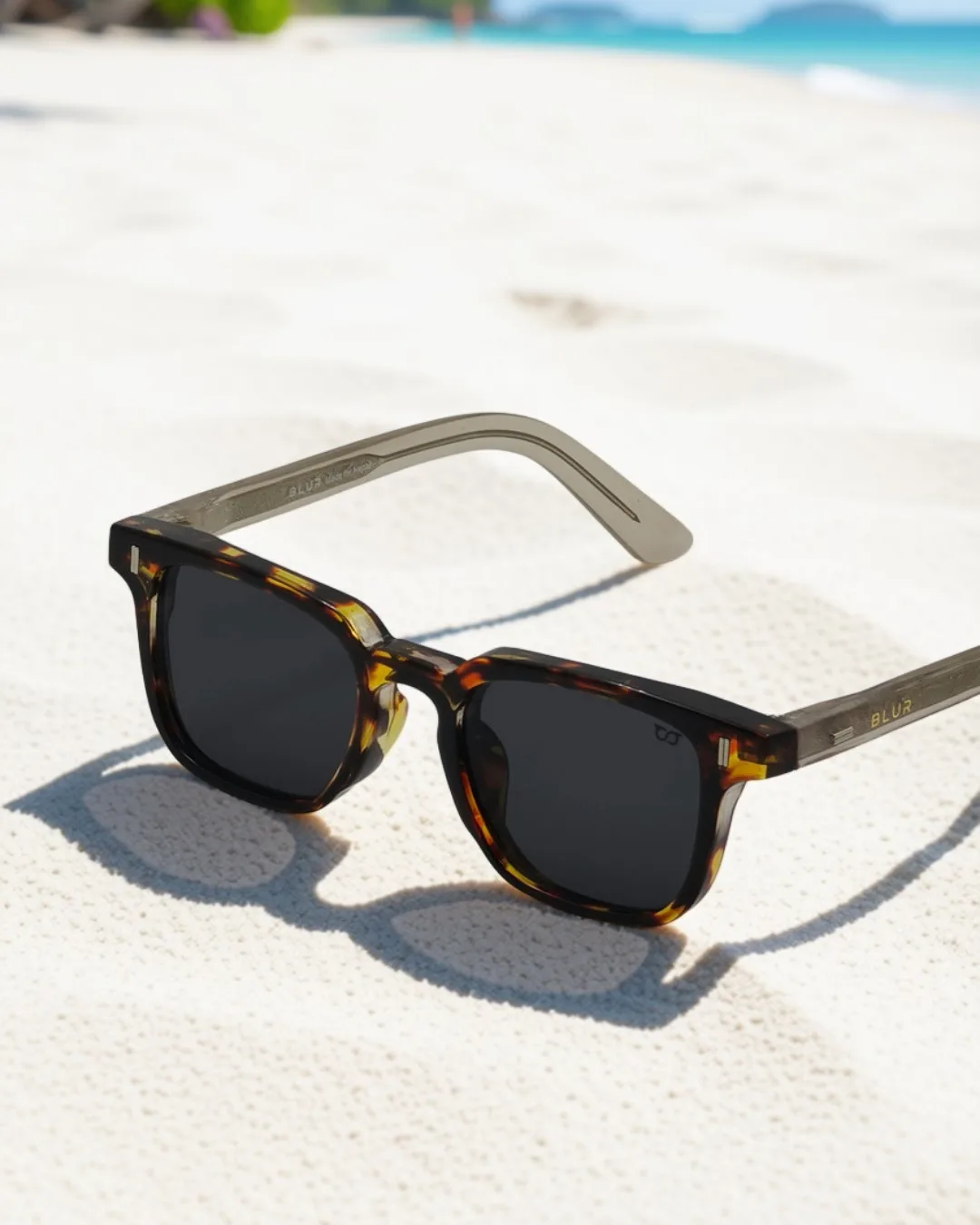 Cassian Retro Square Sunglasses view 2