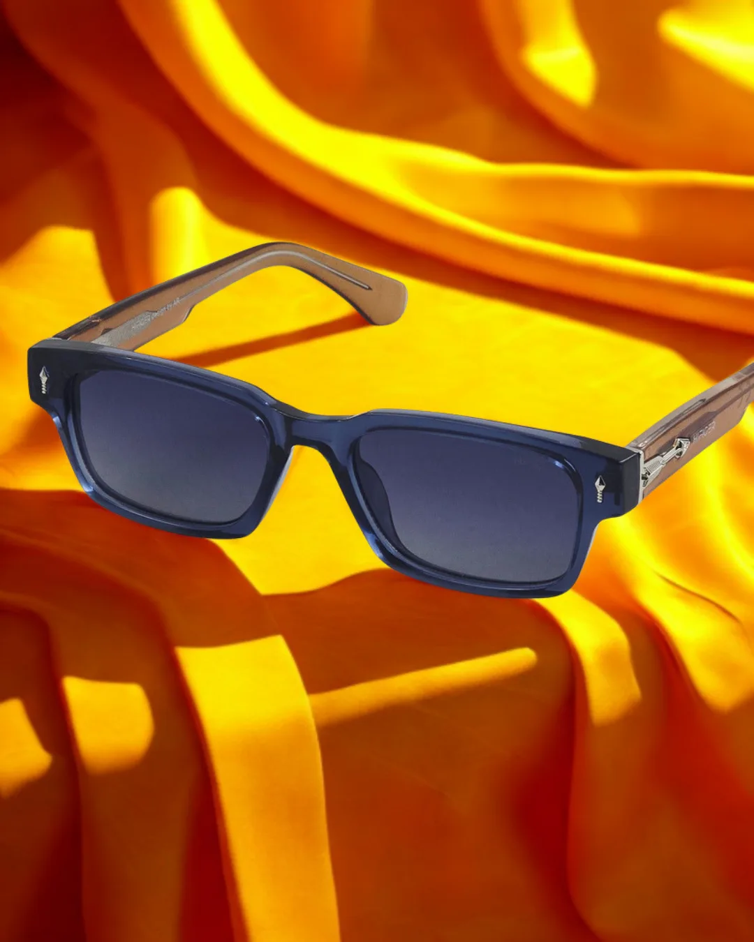 Hilfiger Premium Rectangle Acetate Sunglasses – UV400 Protection (Unisex)